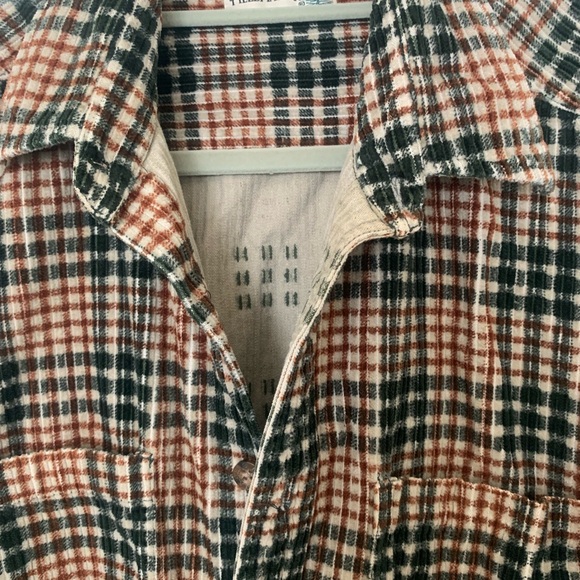 Fieldmaster Men’s Outdoor Work Shirt Double Pockets Plaid Print Buttoned Sz L - Picture 5 of 7